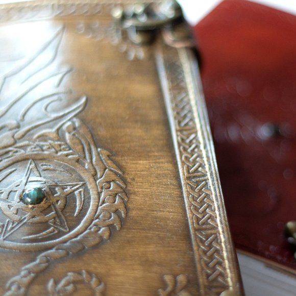Dragon Grimoire Leather Journal - Picture 6 of 9